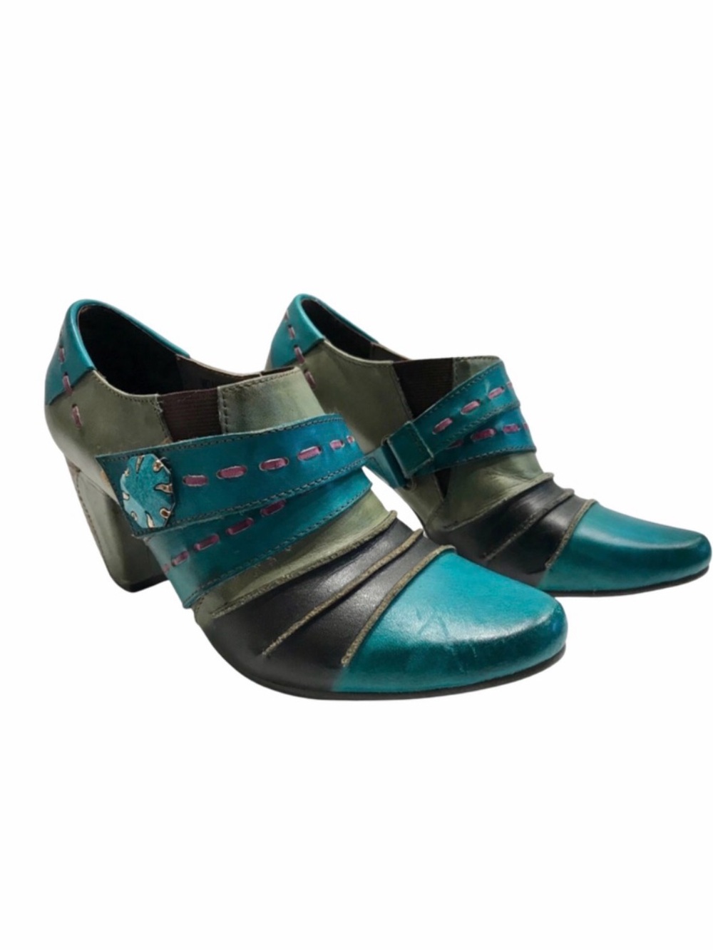 Spring Step Vintage Wondrous Artisan Ankle Boots